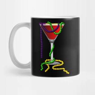 Mardi Gras Martini Mug